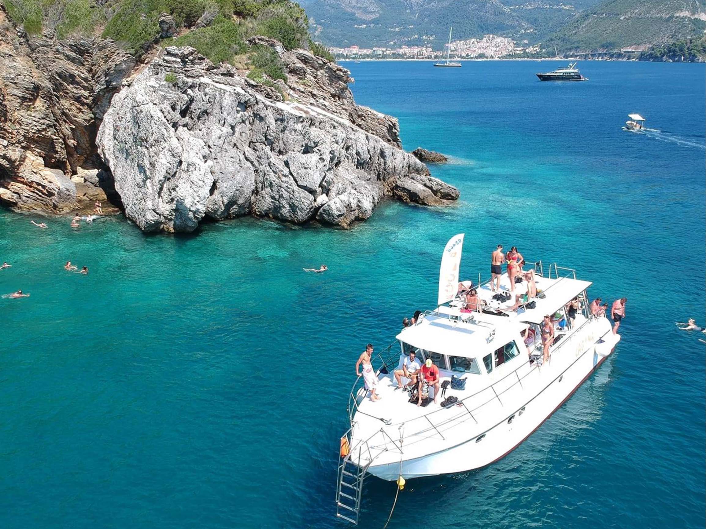 5 days incentive trip program in Montenegro dmc 2 budva boat tour st nikola island
